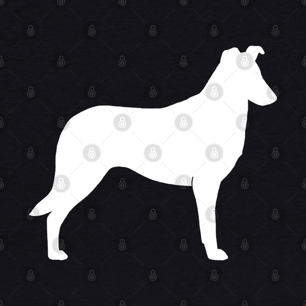 Smooth Collie Silhouette by Coffee Squirrel